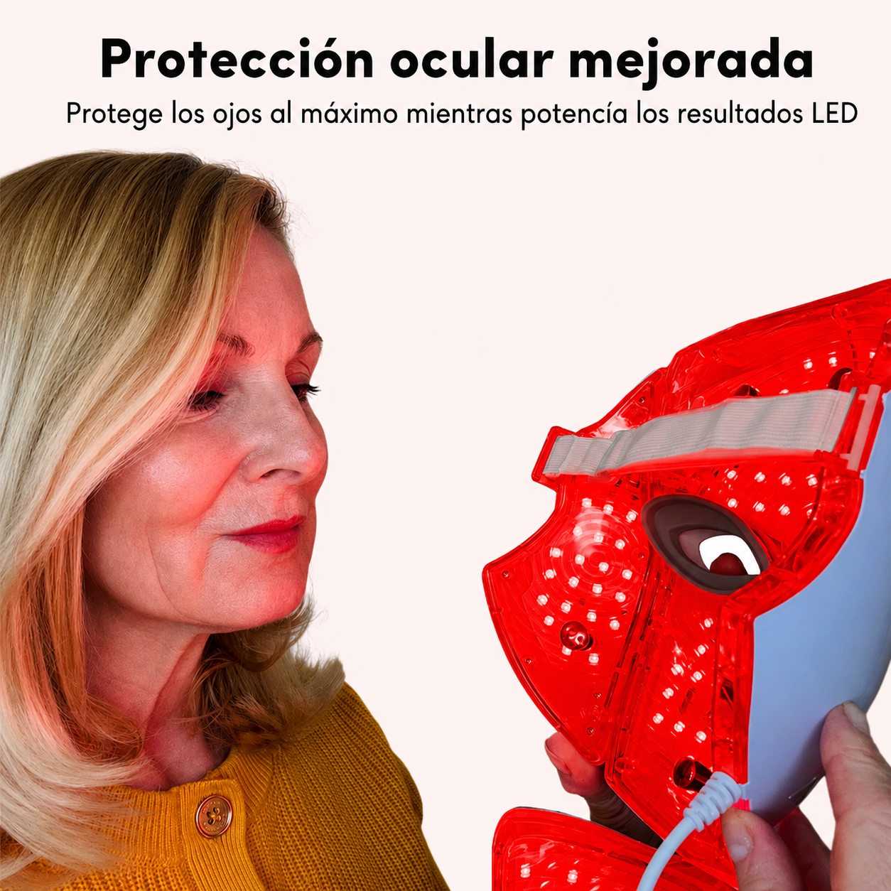 Máscara LED y Microcorriente para Lifting Facial sin Cirugía - Atlas Lab Nova™