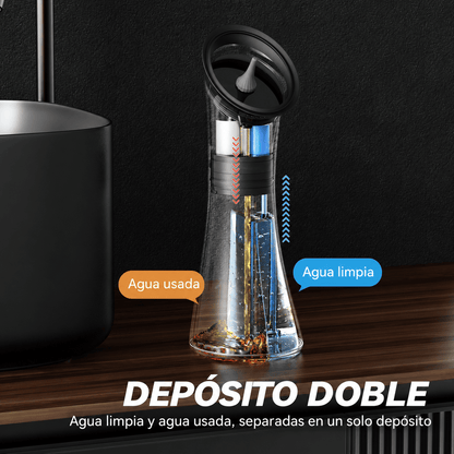 ATLAS LAB Kit Limpiador de Oídos por Agua | 3 Modos y 12 Boquillas