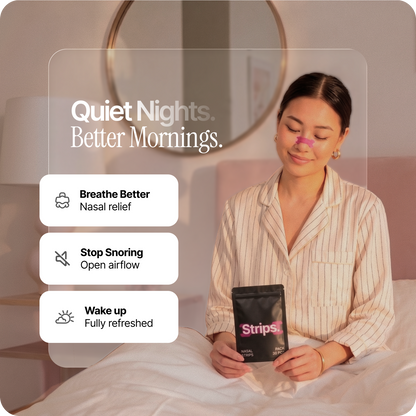 Nasal Sleeping Strips - Pink
