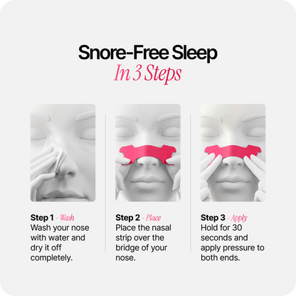 Nasal Sleeping Strips - Pink