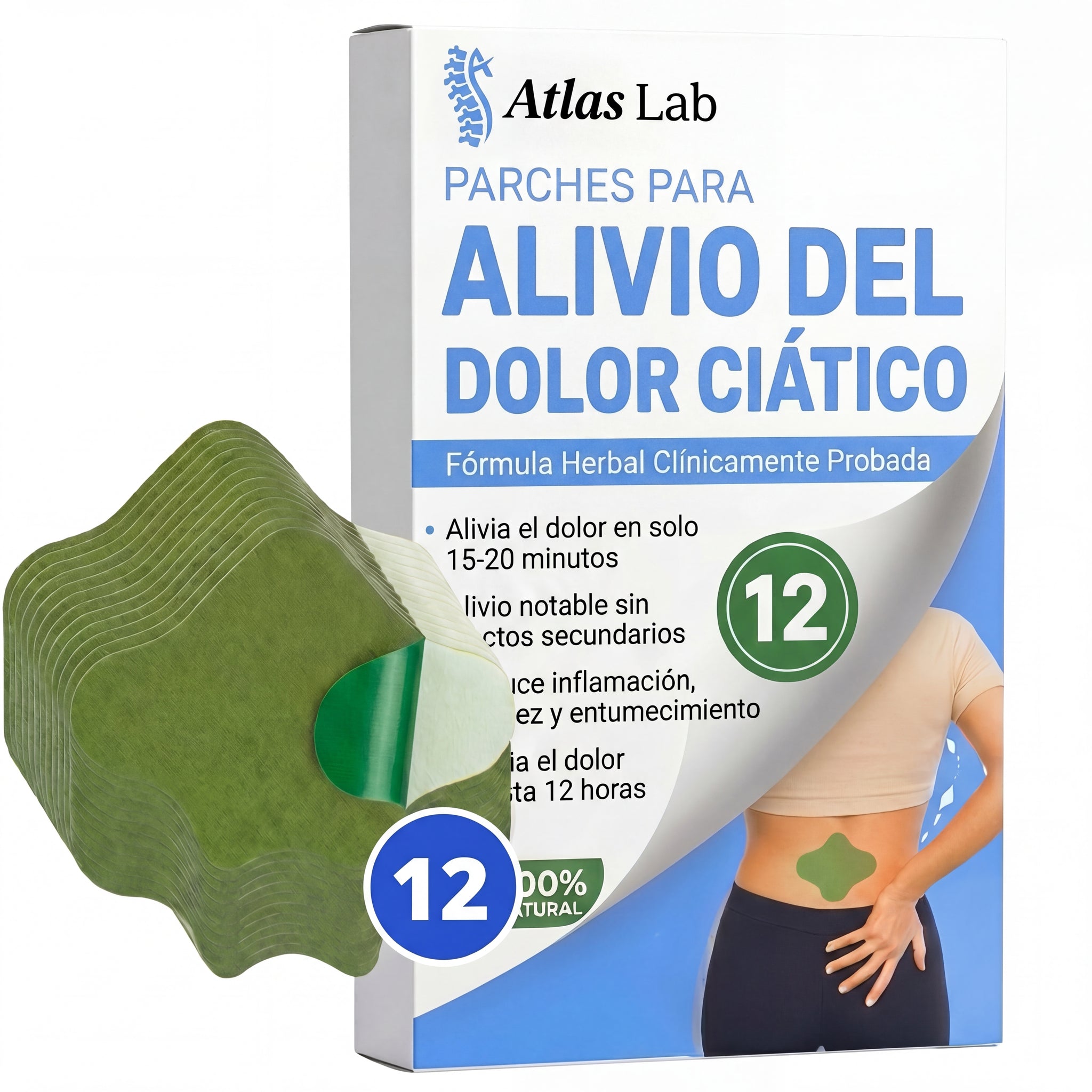 Parches para aliviar el dolor lumbar ciático