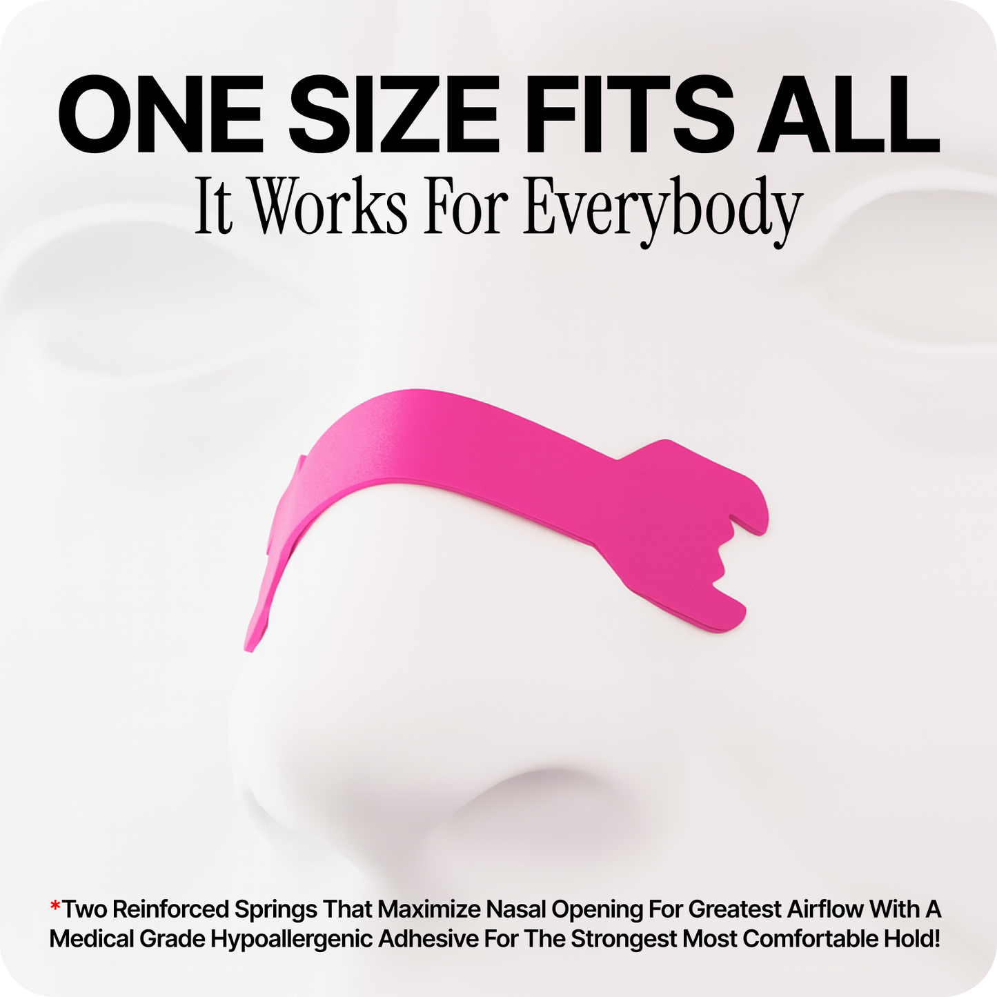 Nasal Sleeping Strips - Pink