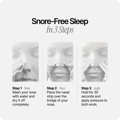 Nasal Sleeping Strips - White